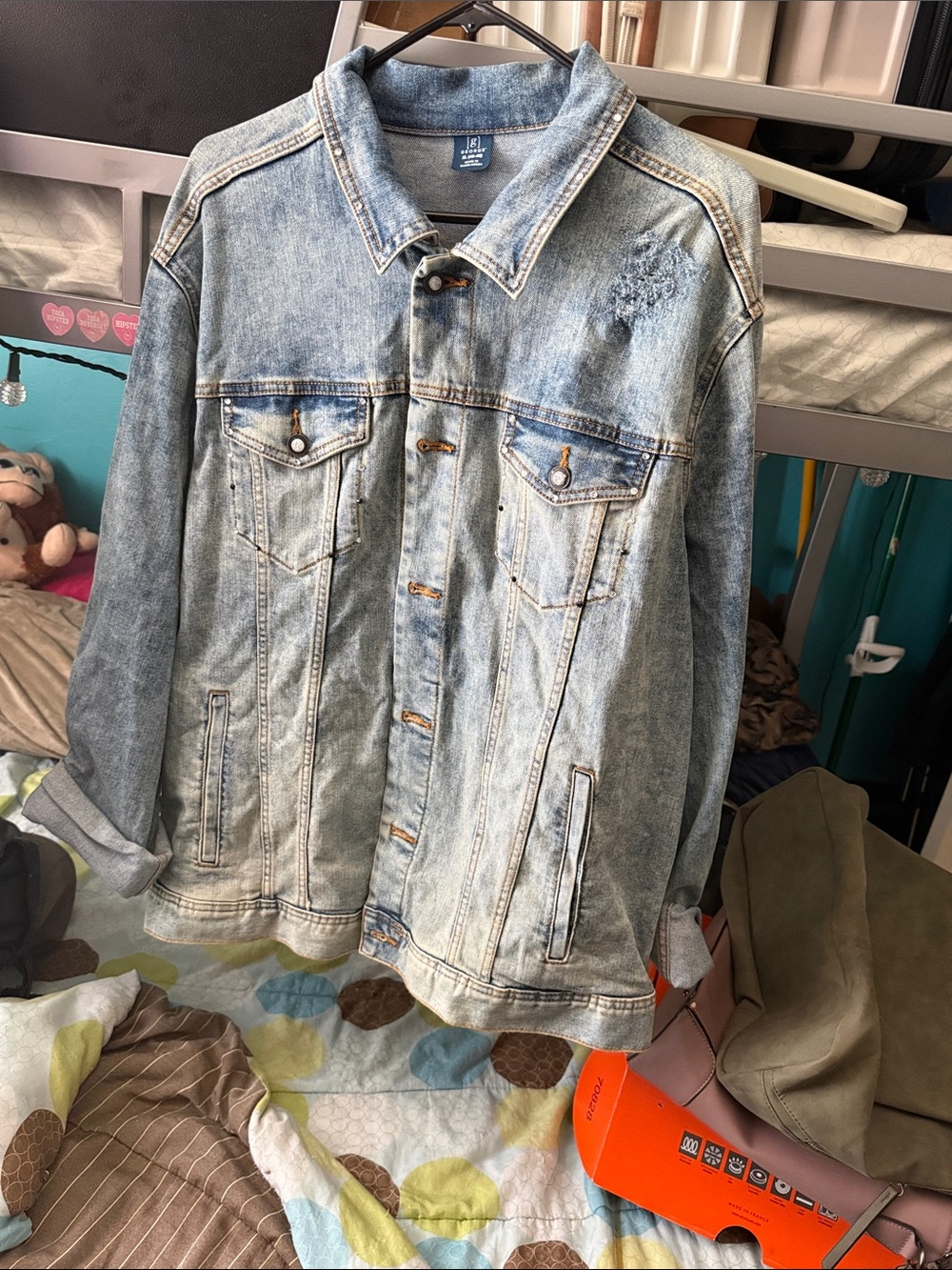 George Light Wash Blue Denim Jacket